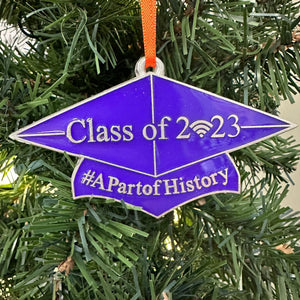 Class of 2023 ornament - 6 cap colors-Plymouth Cards