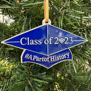 Class of 2023 ornament - 6 cap colors-Plymouth Cards