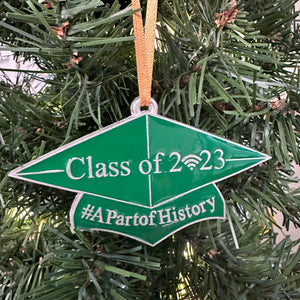 Class of 2023 ornament - 6 cap colors-Plymouth Cards