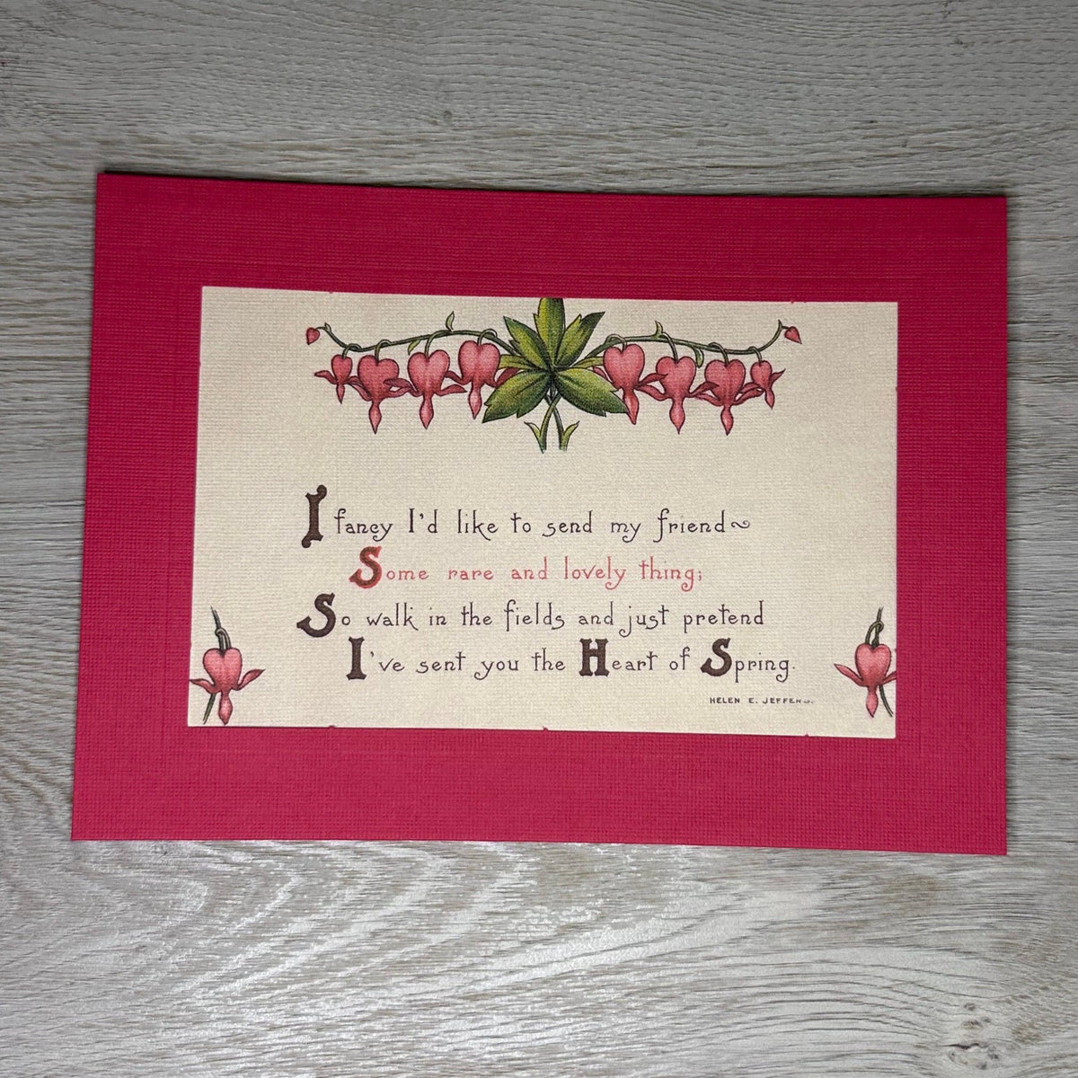 Hearts of Spring-Greetings from the Past-Plymouth Cards