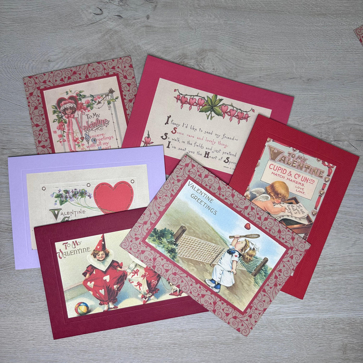Valentine "Greetings from the Past" Sampler - Plymouth Cards Valentine "Greetings from the Past" Sampler - Plymouth Cards