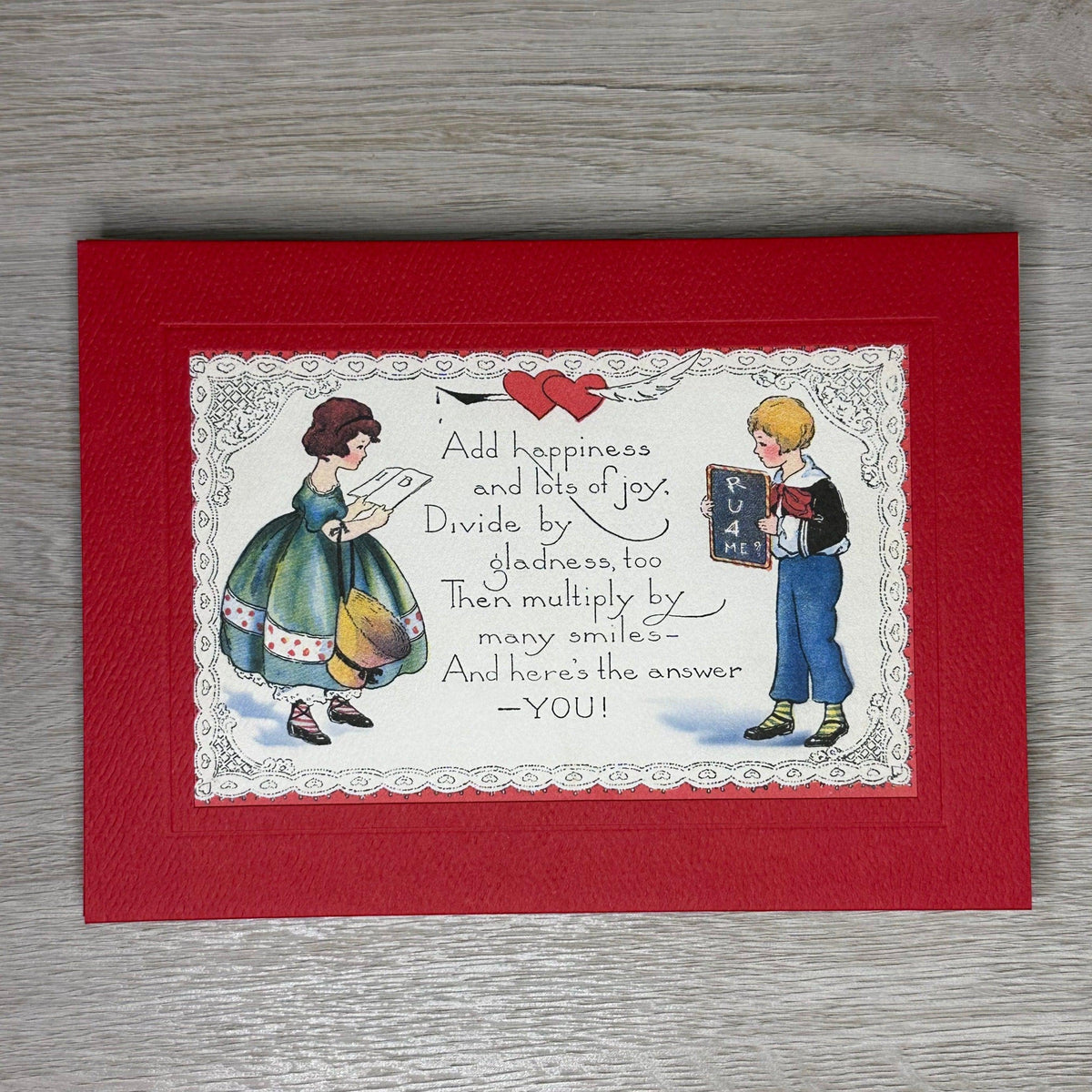 Add Happiness Valentine-Greetings from the Past-Plymouth Cards