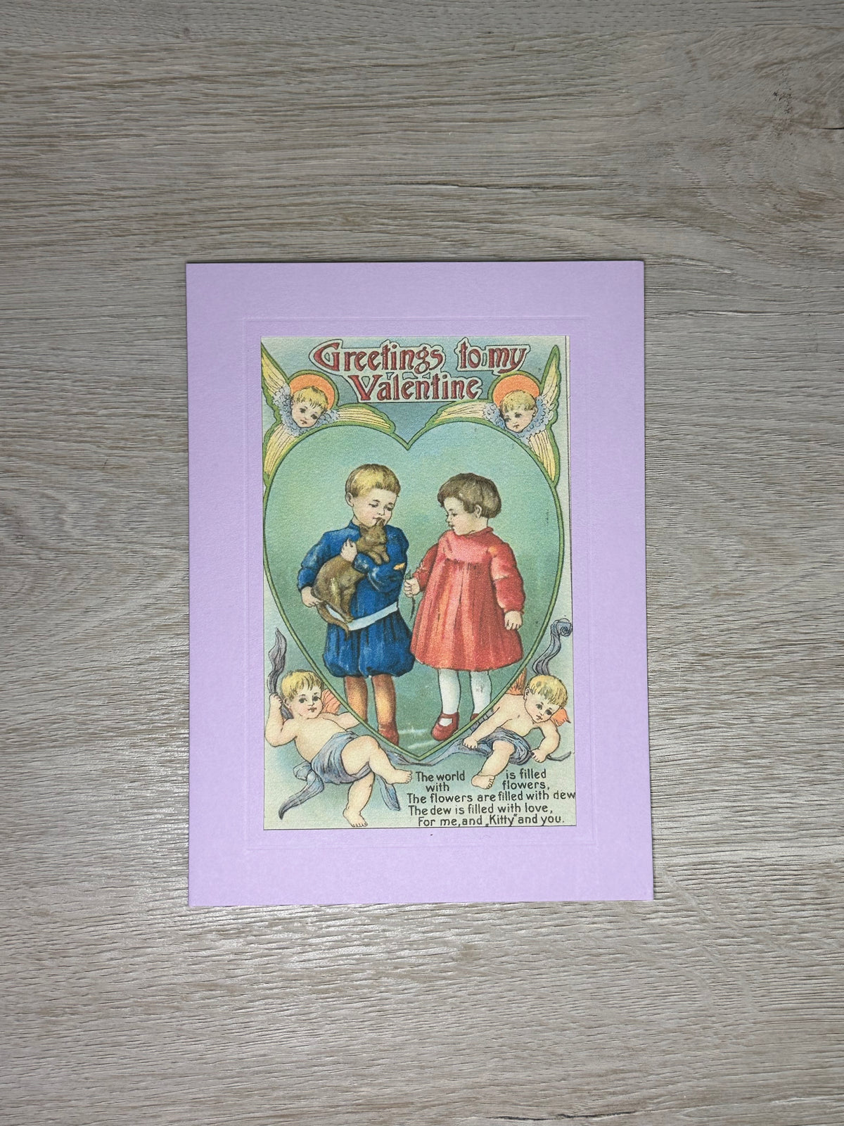 Greetings to My Valentine-Greetings from the Past-Plymouth Cards