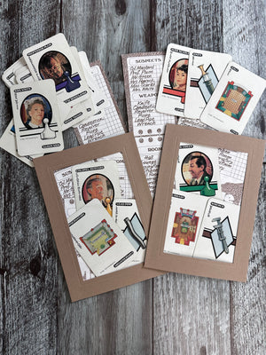 Clue game cards-Plymouth Cards