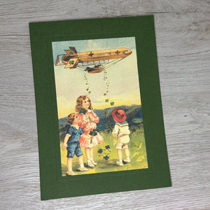 Falling Shamrocks-Greetings from the Past-Plymouth Cards