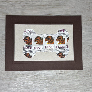 Dog Bone - Dog Love 22 cent stamp cards-Plymouth Cards
