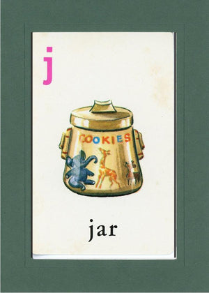 J is for Jar-Alphabet Soup-Plymouth Cards