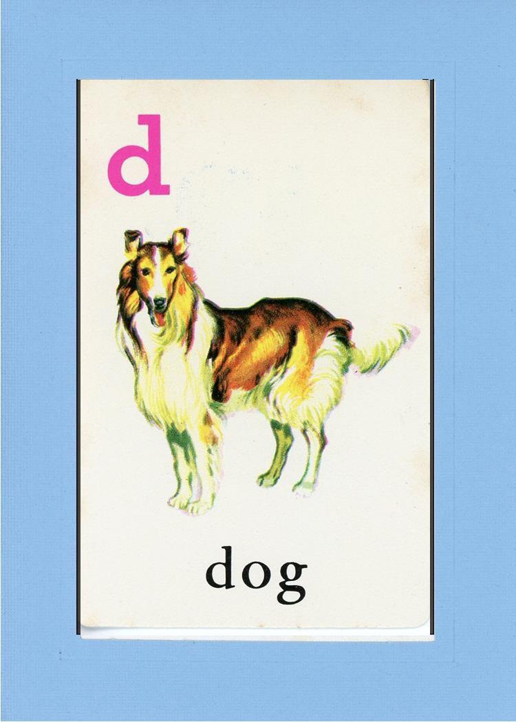 D is for Dog-Alphabet Soup-Plymouth Cards