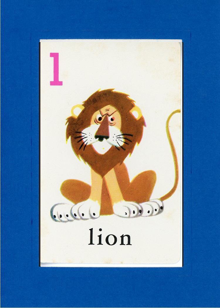 L is for Lion-Alphabet Soup-Plymouth Cards