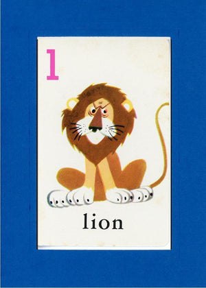 L is for Lion-Alphabet Soup-Plymouth Cards