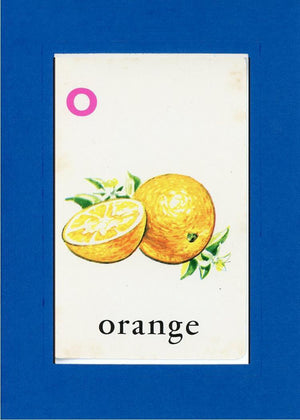 O is for Orange-Alphabet Soup-Plymouth Cards