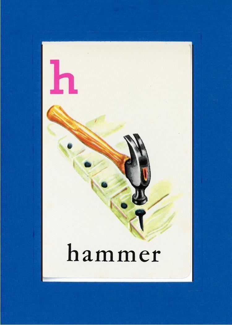 H is for Hammer-Alphabet Soup-Plymouth Cards