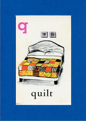 Q is for Quilt-Alphabet Soup-Plymouth Cards