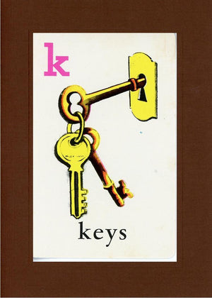 K is for Keys-Alphabet Soup-Plymouth Cards