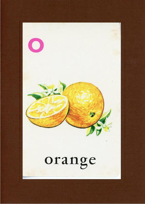 O is for Orange-Alphabet Soup-Plymouth Cards