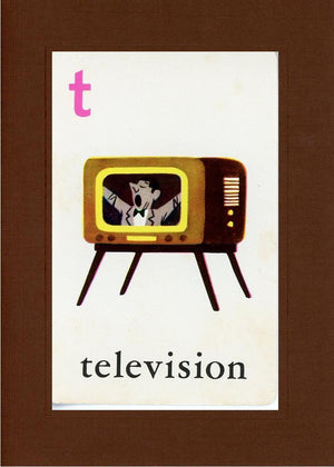 T is for Television-Alphabet Soup-Plymouth Cards