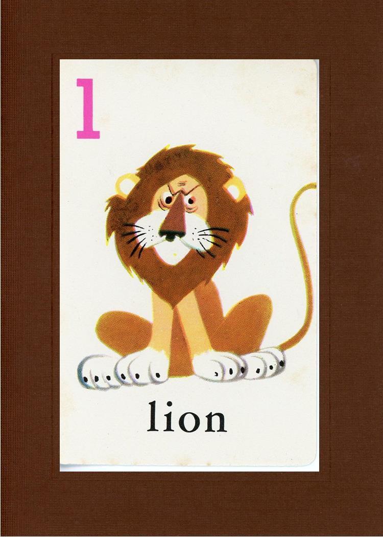 L is for Lion-Alphabet Soup-Plymouth Cards