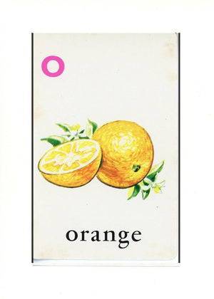 O is for Orange-Alphabet Soup-Plymouth Cards