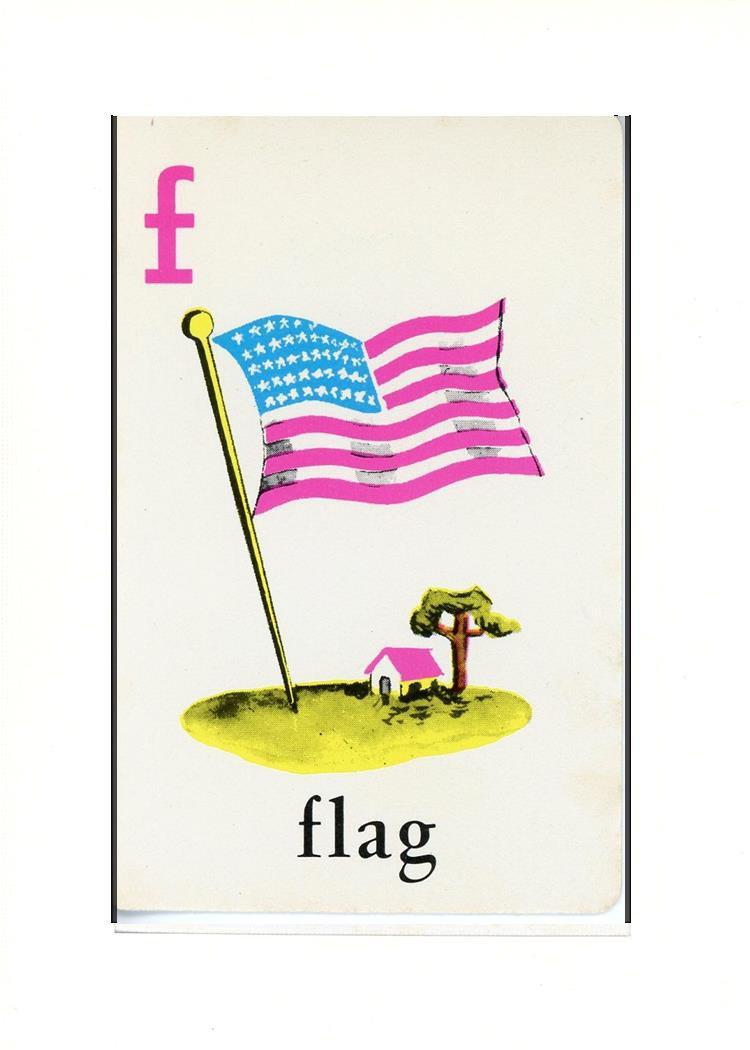 F is for Flag-Alphabet Soup-Plymouth Cards