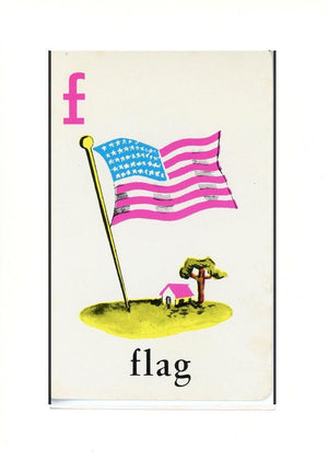 F is for Flag-Alphabet Soup-Plymouth Cards