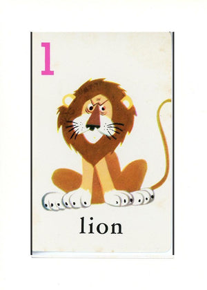 L is for Lion-Alphabet Soup-Plymouth Cards