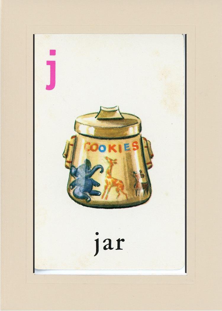 J is for Jar-Alphabet Soup-Plymouth Cards