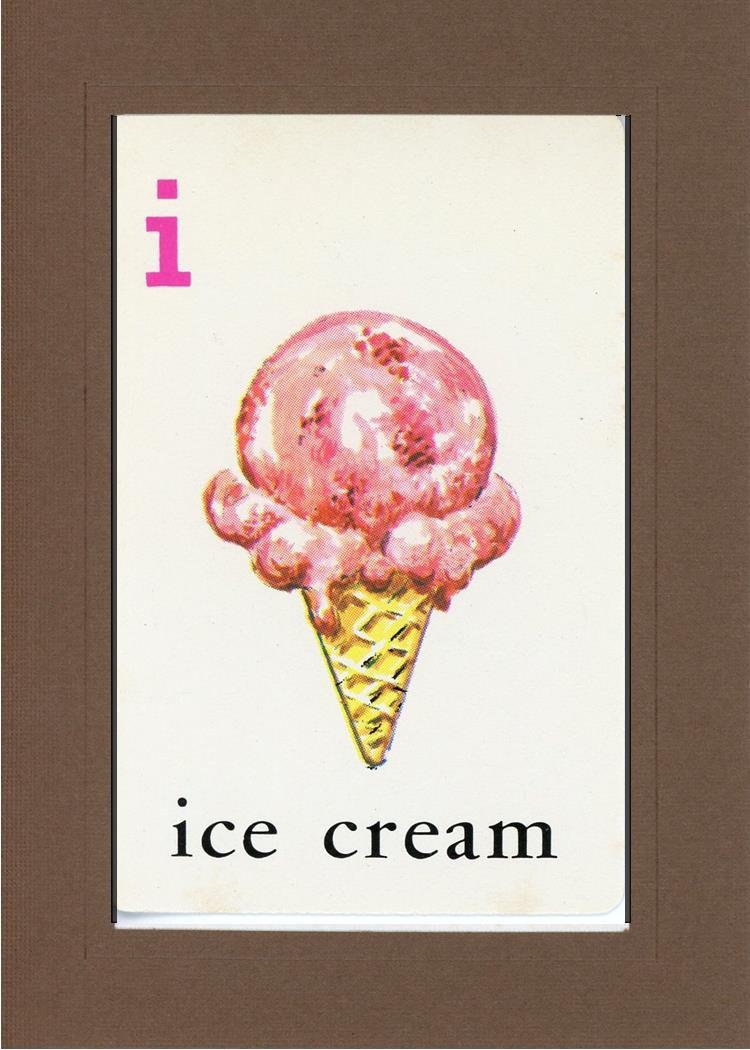 I is for Ice Cream-Alphabet Soup-Plymouth Cards
