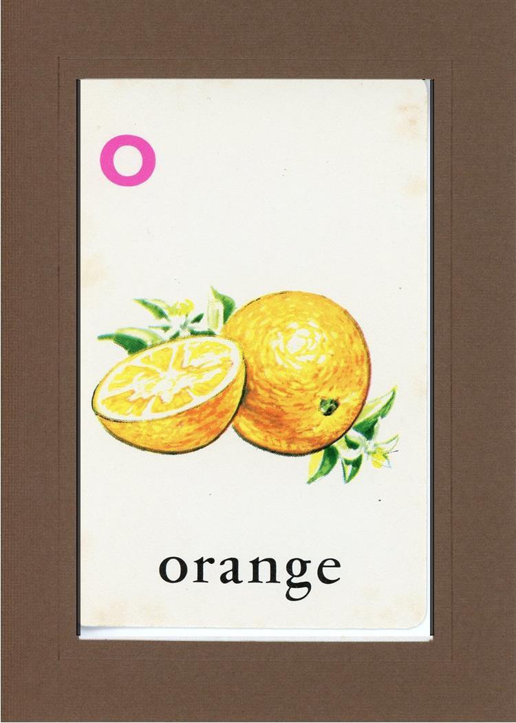 O is for Orange-Alphabet Soup-Plymouth Cards