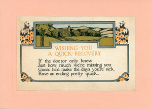 Wishing You A Quick Recovery-Greetings from the Past-Plymouth Cards