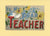 To My Dear Teacher-Greetings from the Past-Plymouth Cards