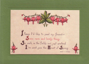 Hearts of Spring-Greetings from the Past-Plymouth Cards