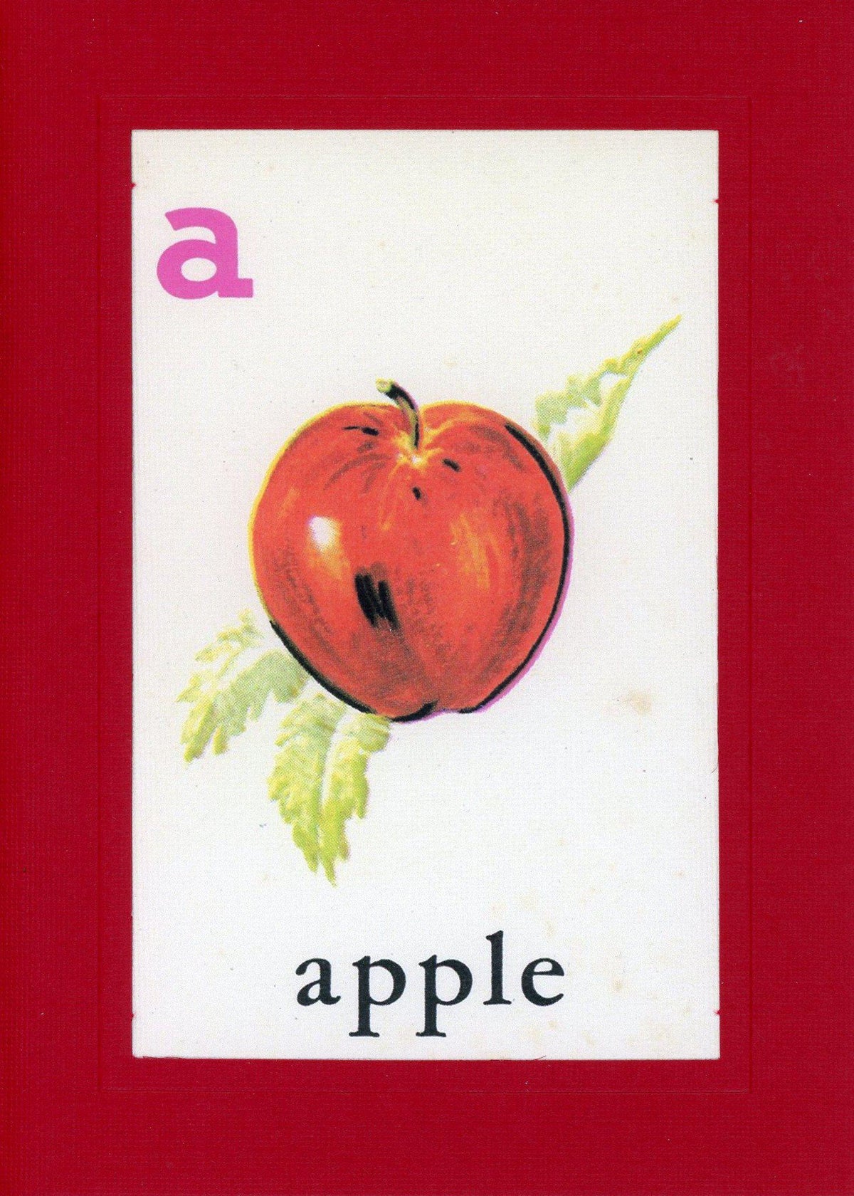 A is for Apple-Alphabet Soup-Plymouth Cards