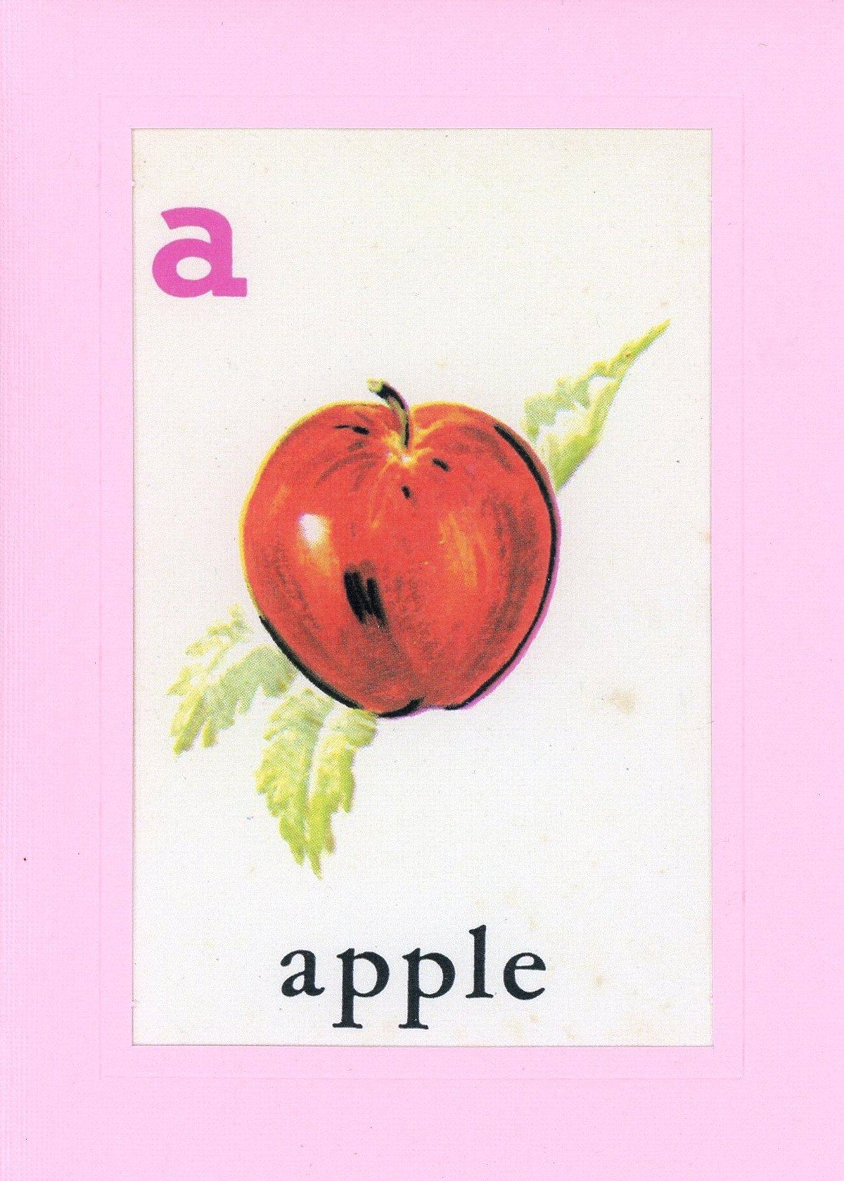 A is for Apple-Alphabet Soup-Plymouth Cards