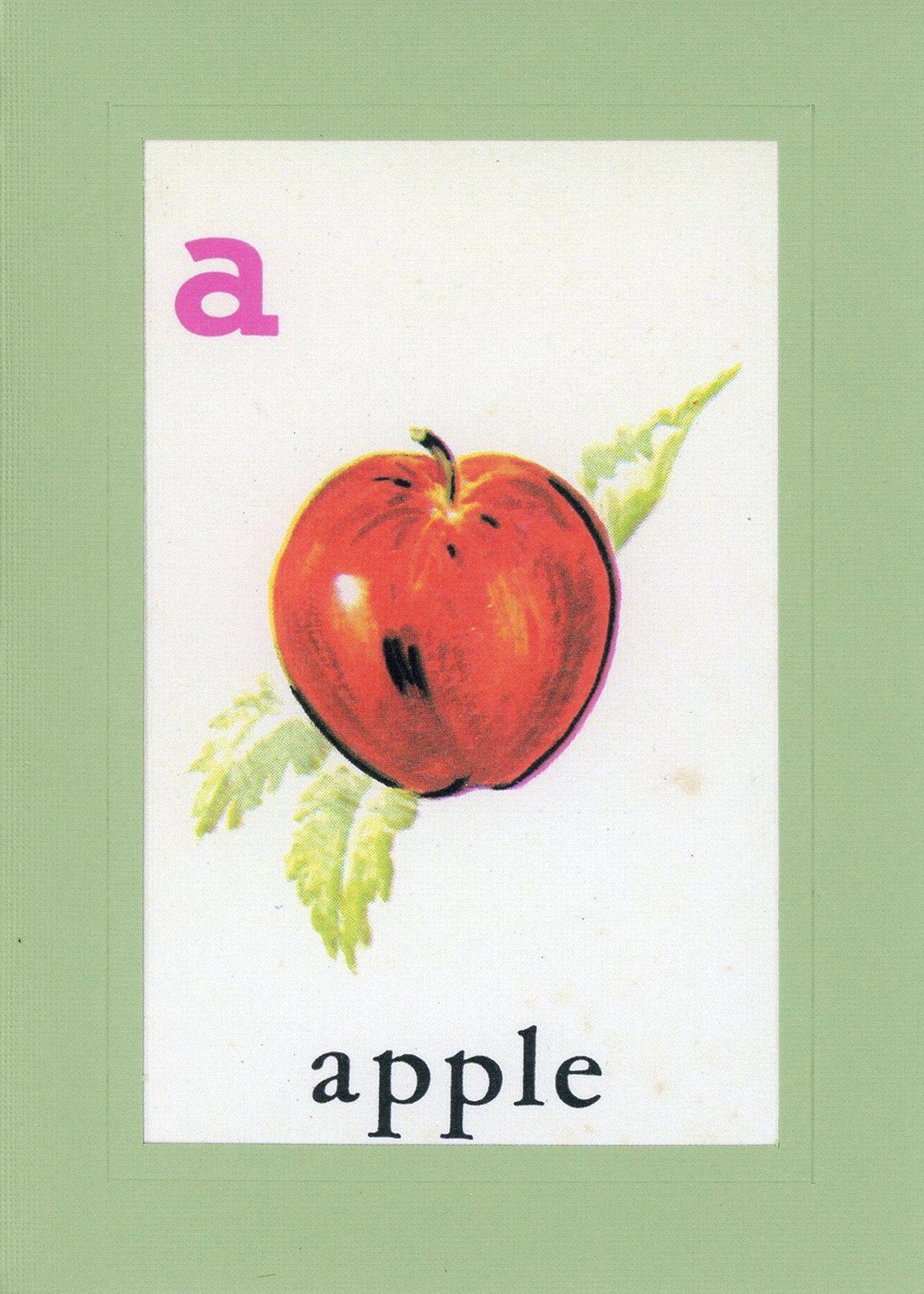 A is for Apple-Alphabet Soup-Plymouth Cards