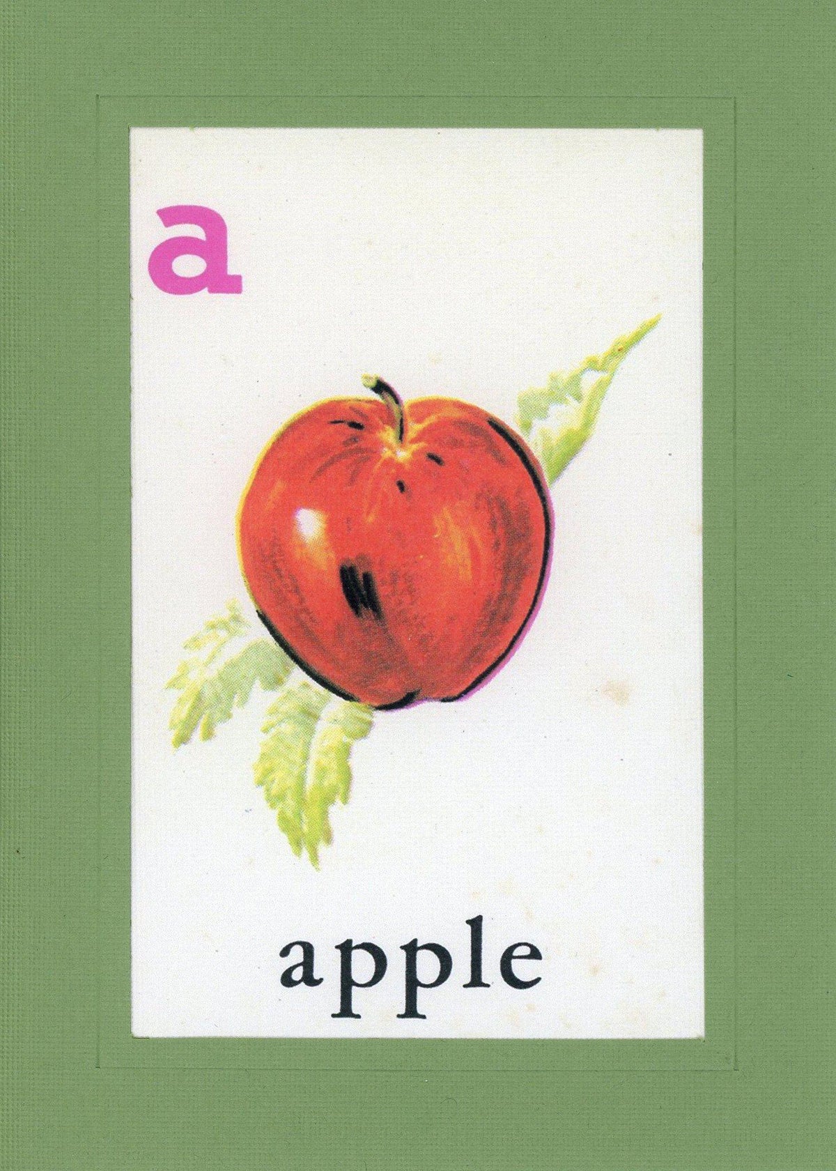 A is for Apple-Alphabet Soup-Plymouth Cards