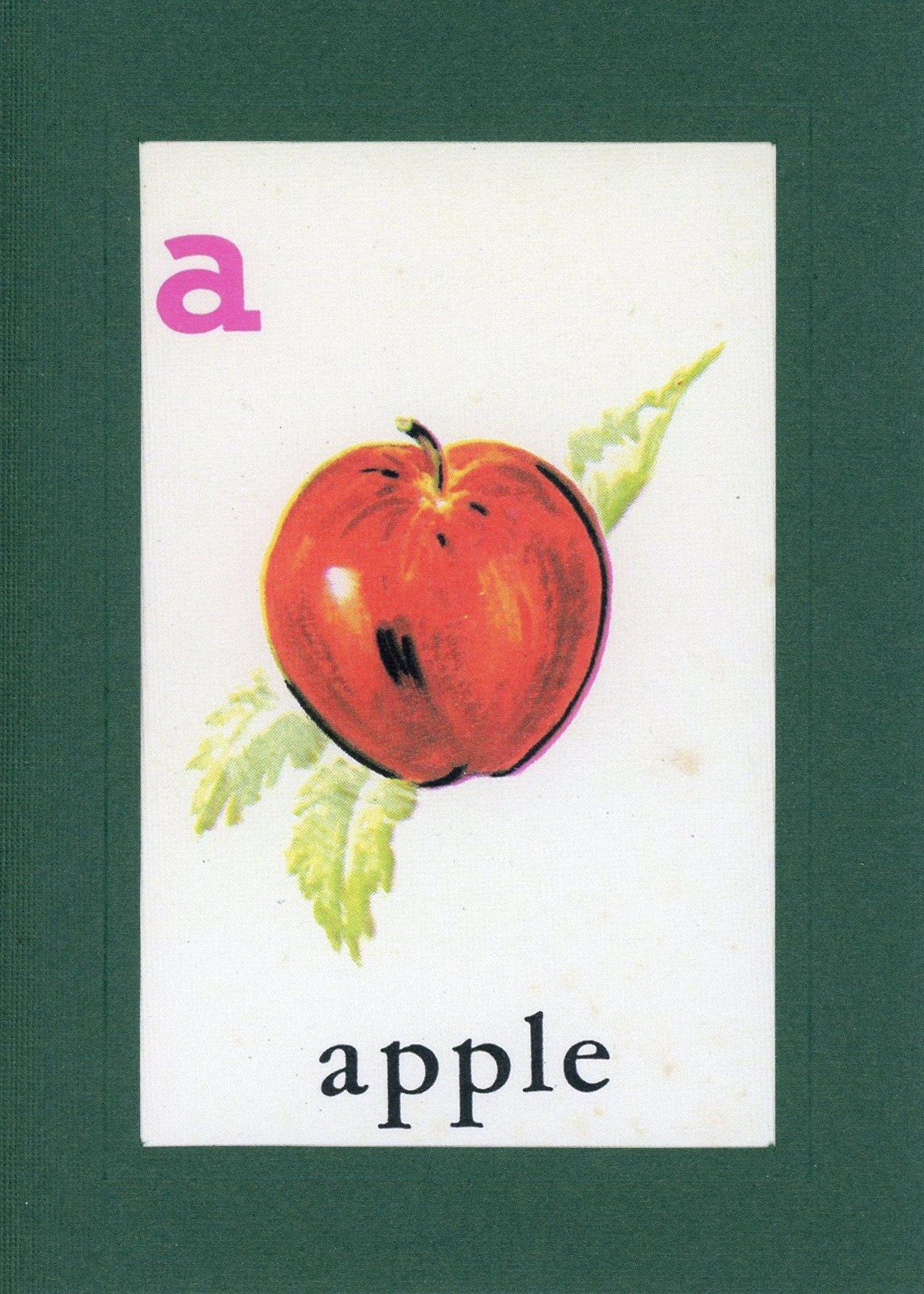 A is for Apple-Alphabet Soup-Plymouth Cards
