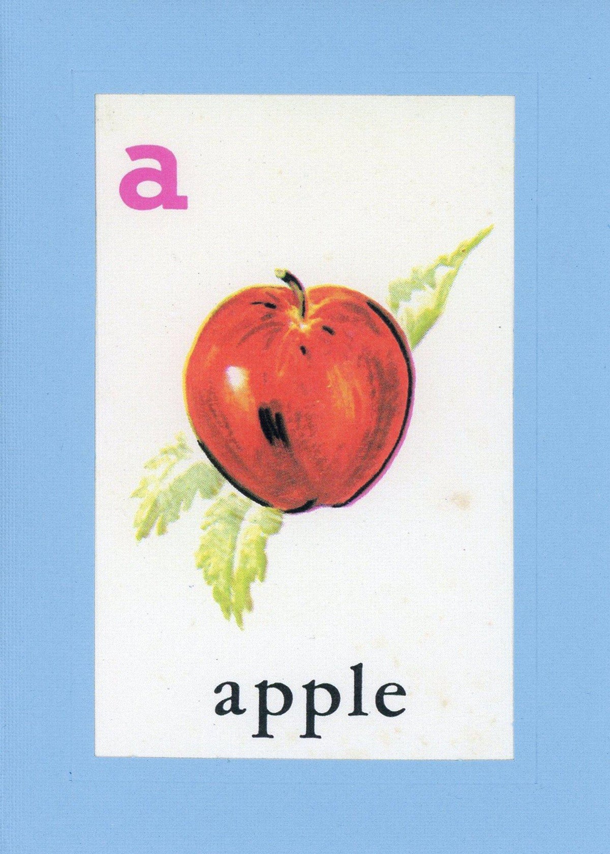 A is for Apple-Alphabet Soup-Plymouth Cards