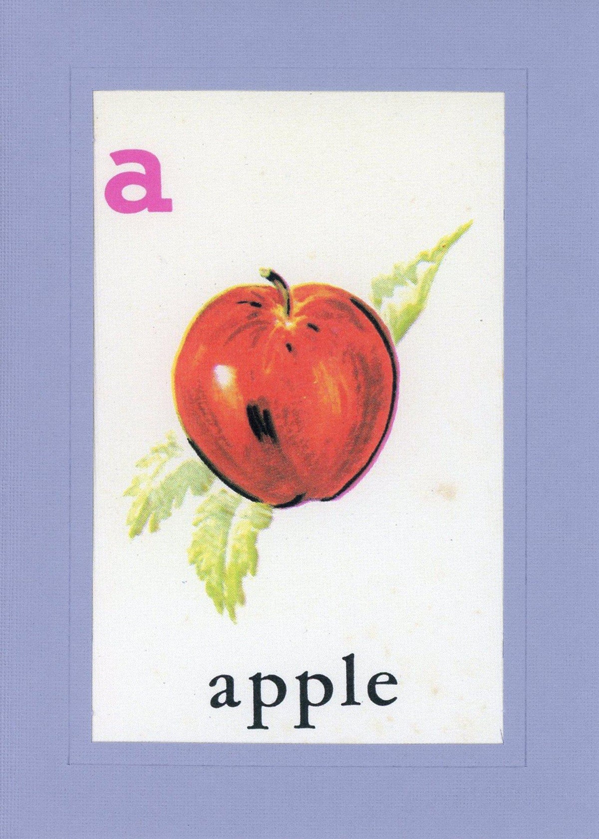 A is for Apple-Alphabet Soup-Plymouth Cards