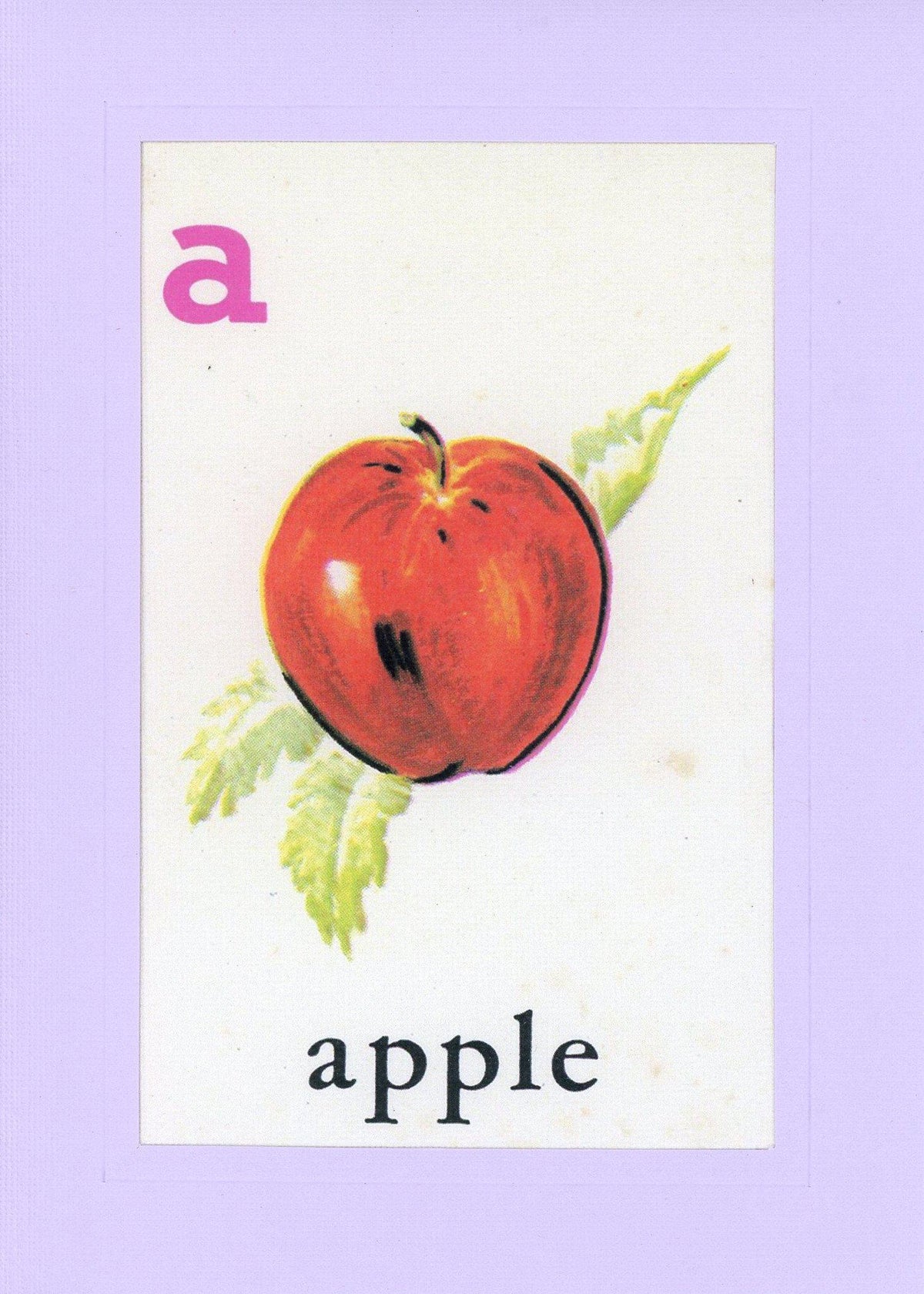 A is for Apple-Alphabet Soup-Plymouth Cards
