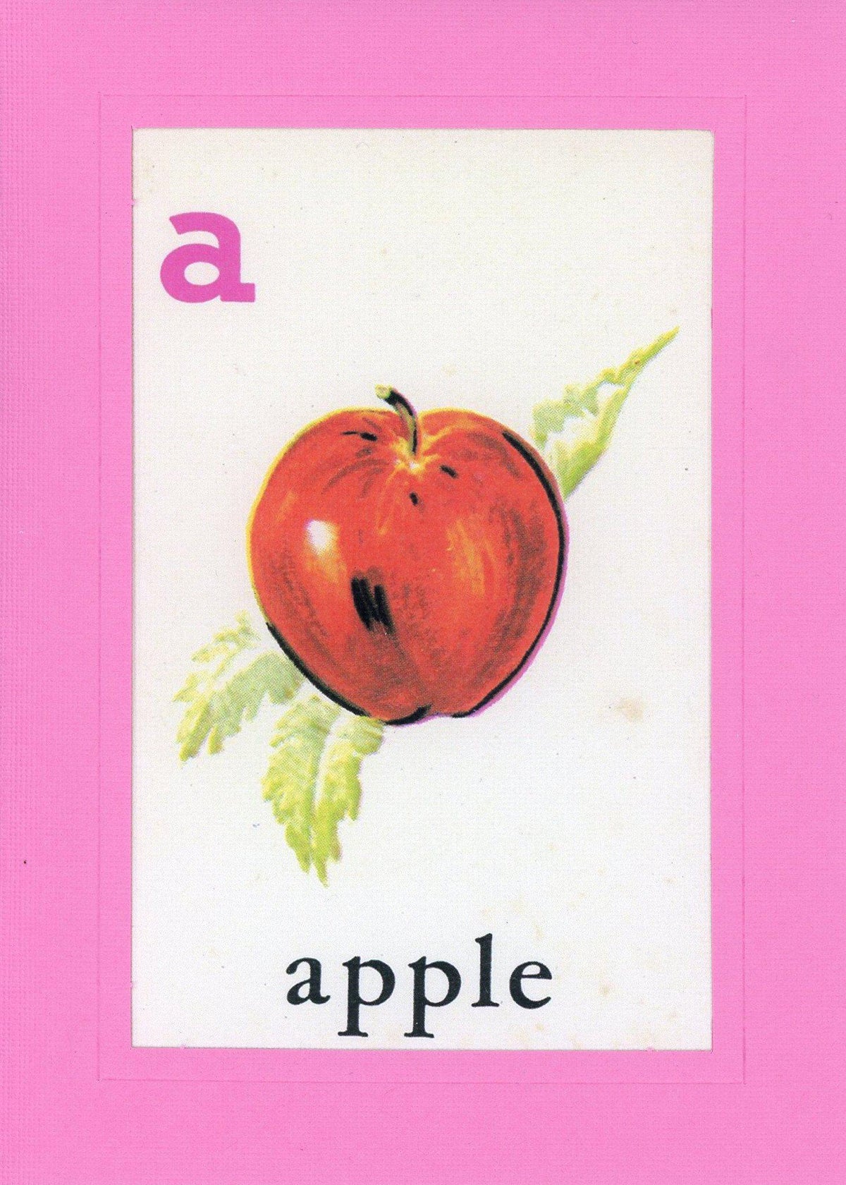 A is for Apple-Alphabet Soup-Plymouth Cards