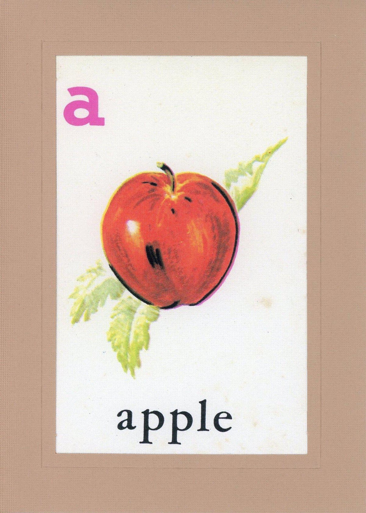 A is for Apple-Alphabet Soup-Plymouth Cards