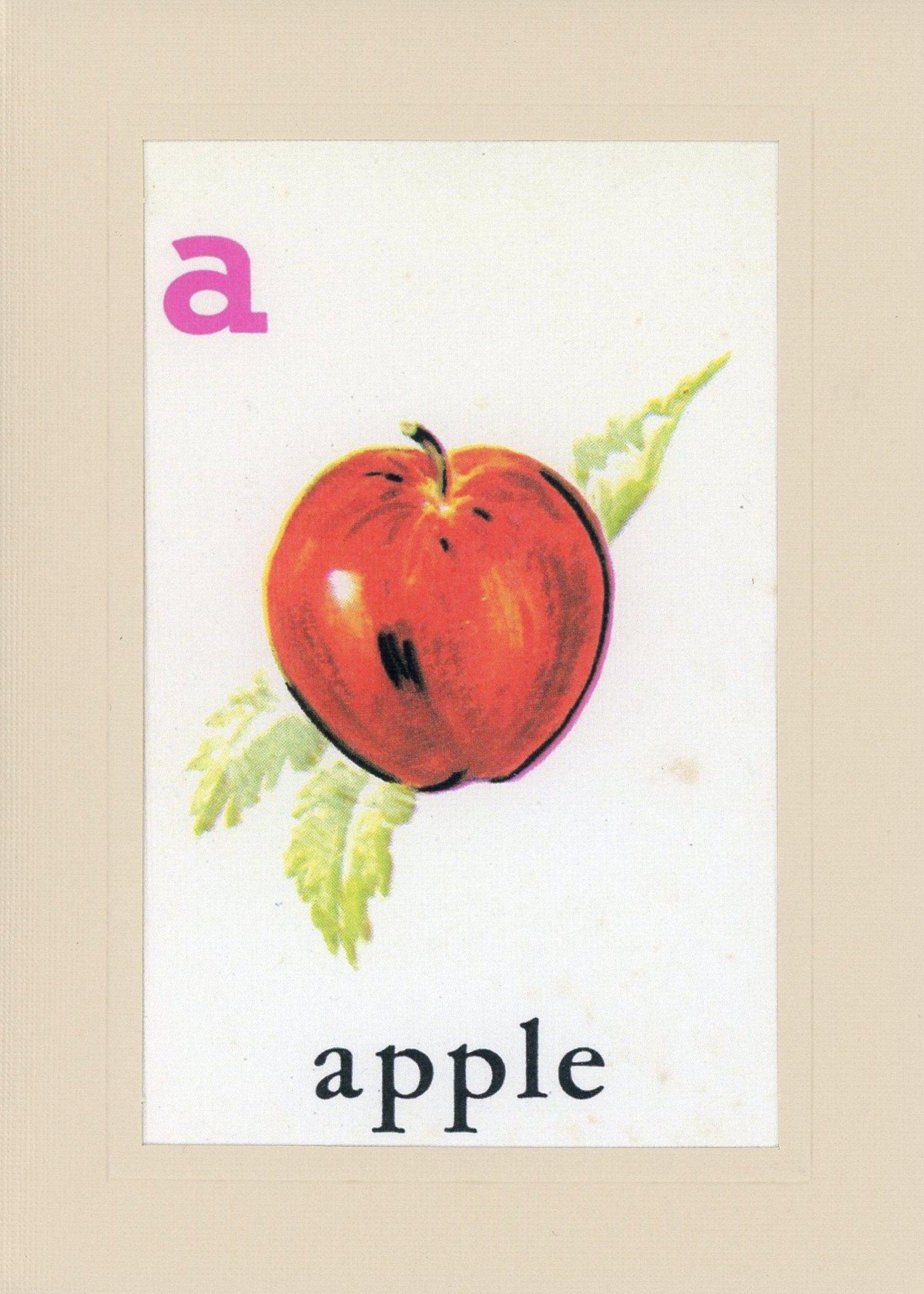 A is for Apple-Alphabet Soup-Plymouth Cards