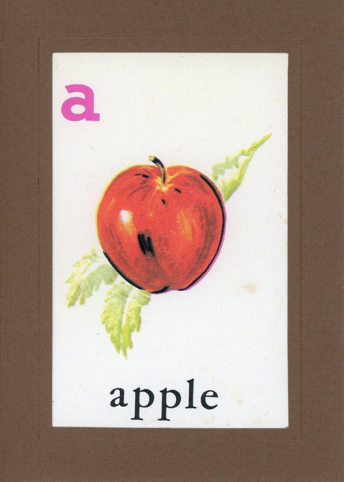 A is for Apple-Alphabet Soup-Plymouth Cards
