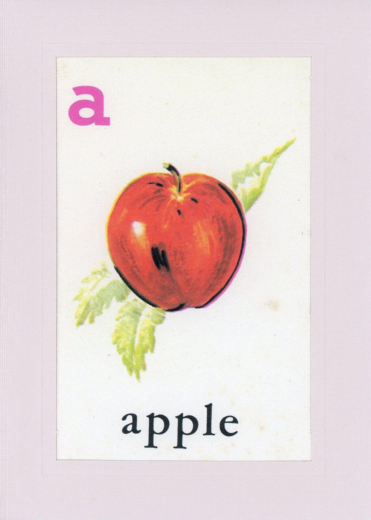 A is for Apple-Alphabet Soup-Plymouth Cards