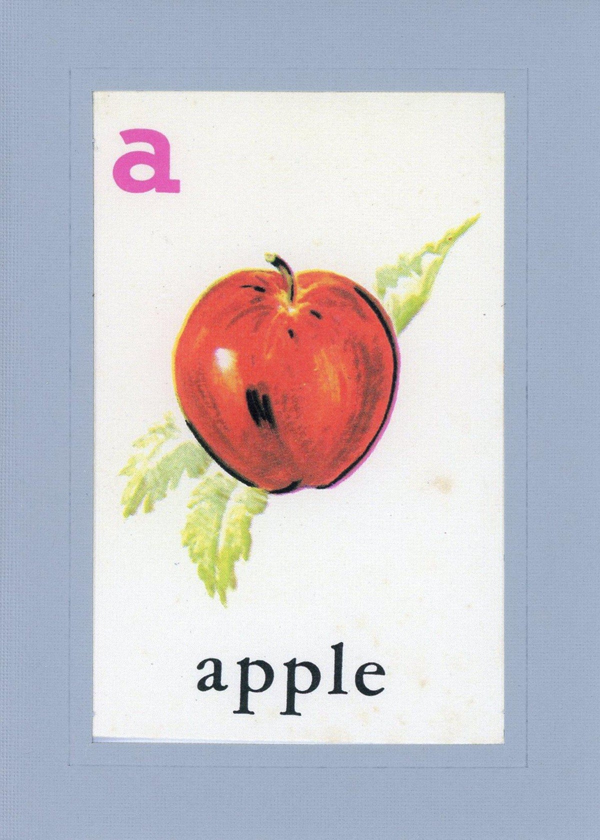 A is for Apple-Alphabet Soup-Plymouth Cards