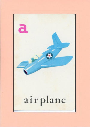 A is for Airplane-Alphabet Soup-Plymouth Cards