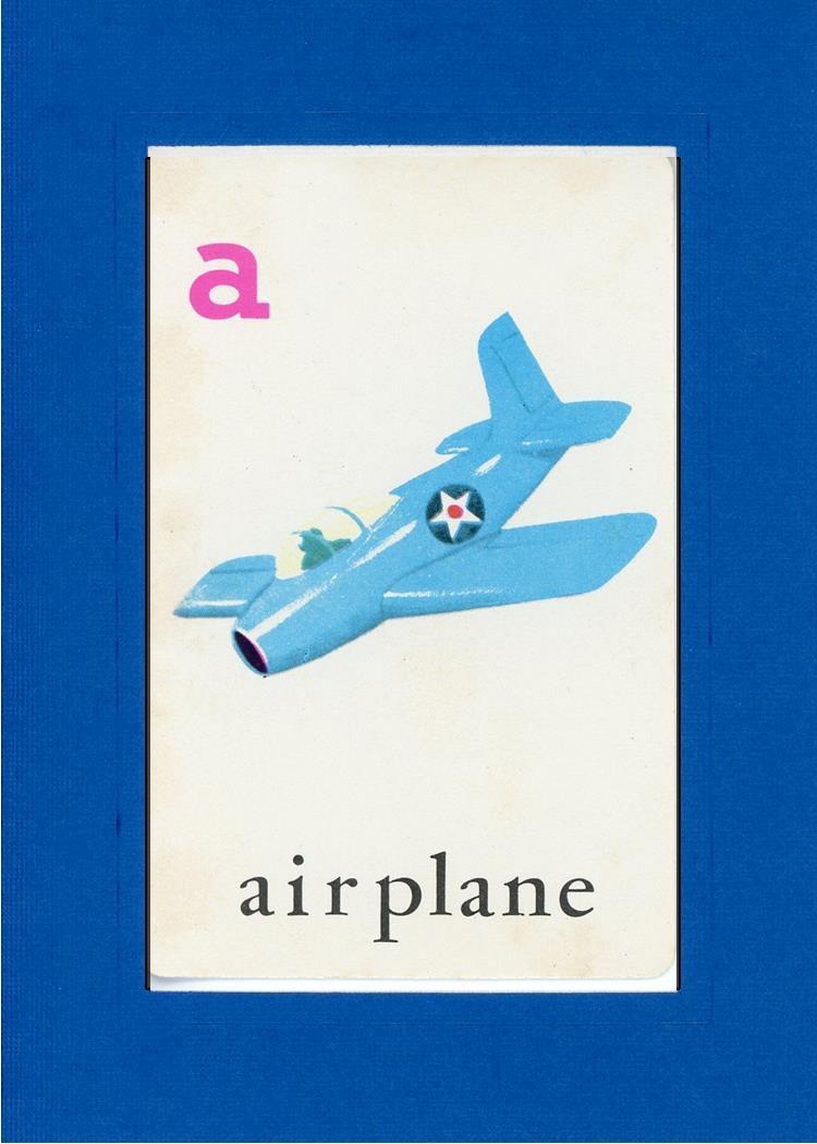 A is for Airplane-Alphabet Soup-Plymouth Cards