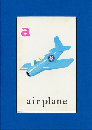 A is for Airplane-Alphabet Soup-Plymouth Cards