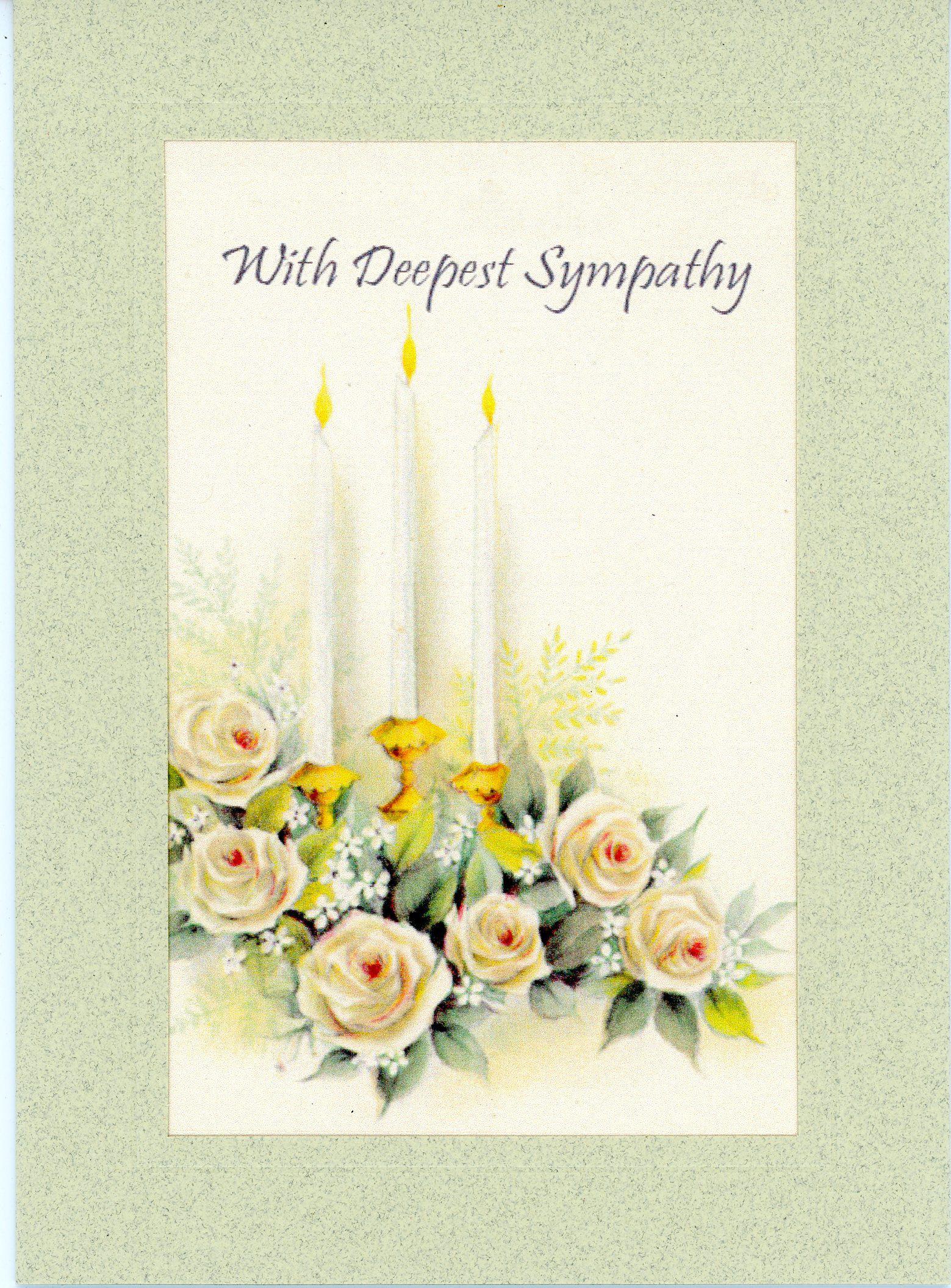 With Deepest Sympathy-Greetings from the Past-Plymouth Cards