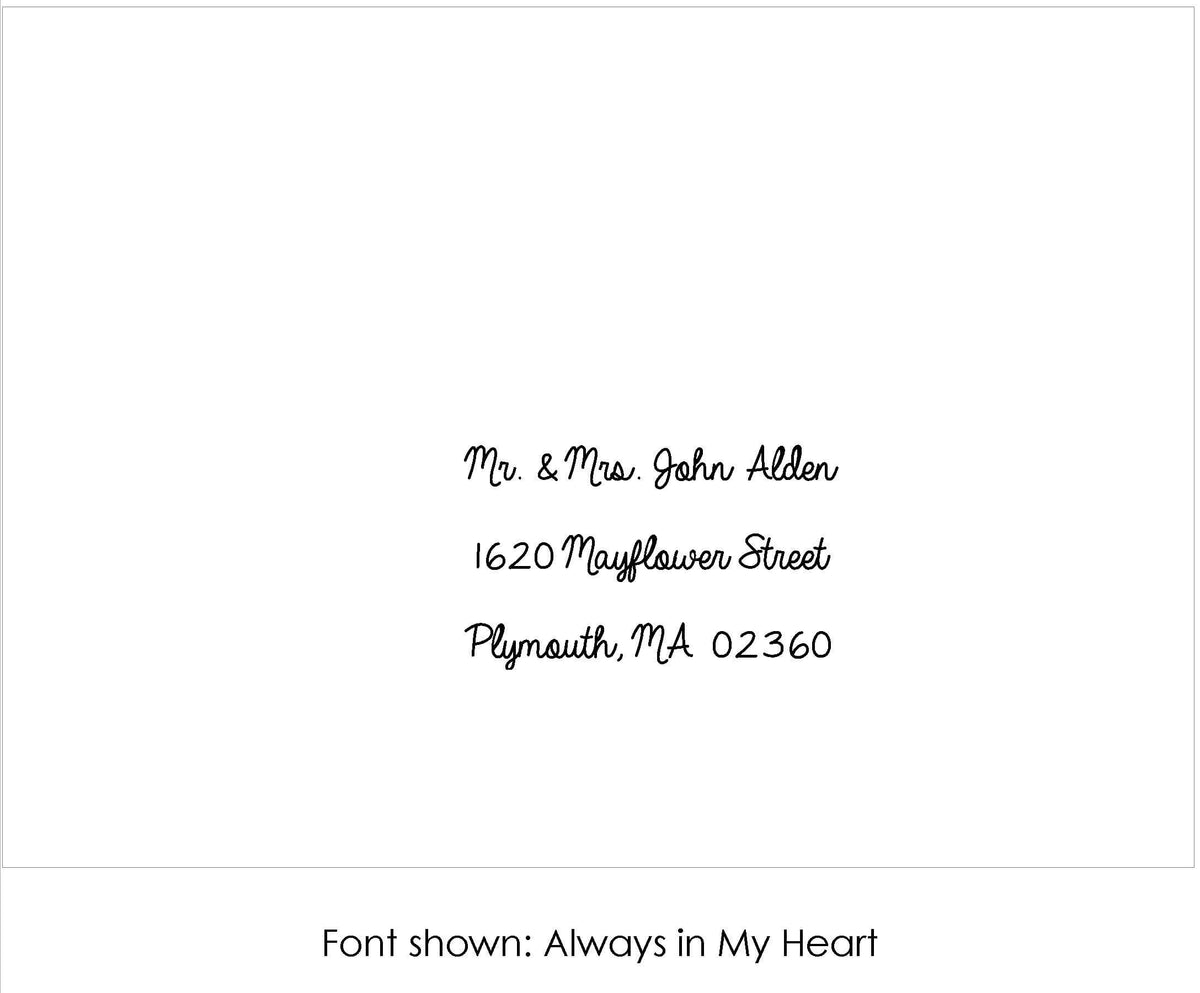 Custom Printing - Envelopes-Photo note cards-Plymouth Cards